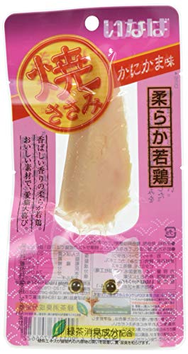 いなば 焼ささみ かにかま味 1本 6個セットの商品画像（Amazon）