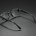 UNIEOWFA Retro Round Acetate Glasses Frame for Men Women Vintage Optical Eyeglasses Eyewear Trendy Fashion Thick Frame