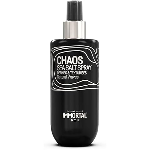 Immortal NYC 'Chaos' SEA SALT' Spray 8.45 Oz/250Ml- Natural Waves -Extra Texture & Volume-Natural Look & Hold Cover