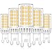 Produktbild Eco.Luma G9 LED Lampen, 6W 550LM 4000K Neutralweiß Leuchtmittel Glühbirnen, Ersatz für 50W 60W Halogenlampen, Kein Flackern 360°Abstrahlwinkel LED G9 Mais Birne, Nicht Dimmbar AC 220-240V, 5er Pack