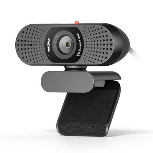 1080P WeGear C100 Webcam w/ Dual Mics & Privacy Cover - image 1