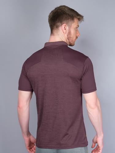 Image of TECHNOSPORT Men's Slim Fit Active T-Shirt - (MTP537 P) Pack of 1