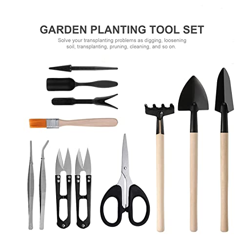 KAJIA 13 PCS Mini conjunto de ferramentas de plantio de jardim para suculentas Capina, escavação, pl