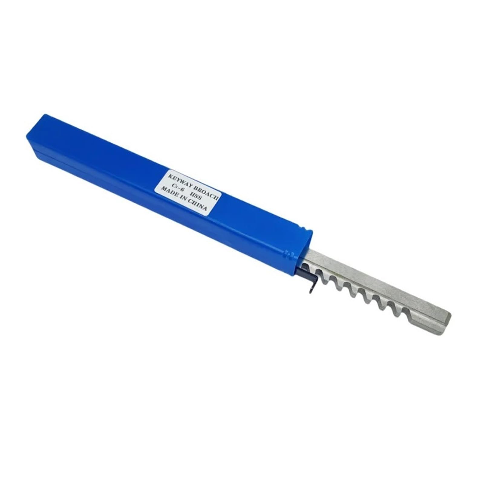 Outil de Coupe de rainure de clavette en Acier Rapide à Type de poussée D pour Machine CNC D1-10/12/14 mm pour Le Travail des métaux, Tour (3/8D)