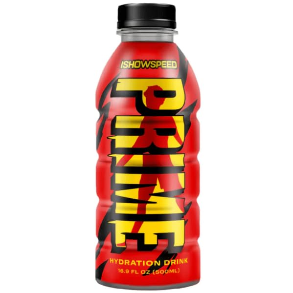 Image of Prime ISHOWSPEED Energy Drink 500ml - IshowSpeed Official Gaming & Sports Drink, | Caffeine Boost, Zero Sugar, Refreshing Flavor for Esports, Gym & Gaming