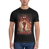 PYGLAIUFFQG Carpenter Brut Shirts Men Casual Sports Shirts Man Fashion Printed Shirts Crew Neck t Shirts Black