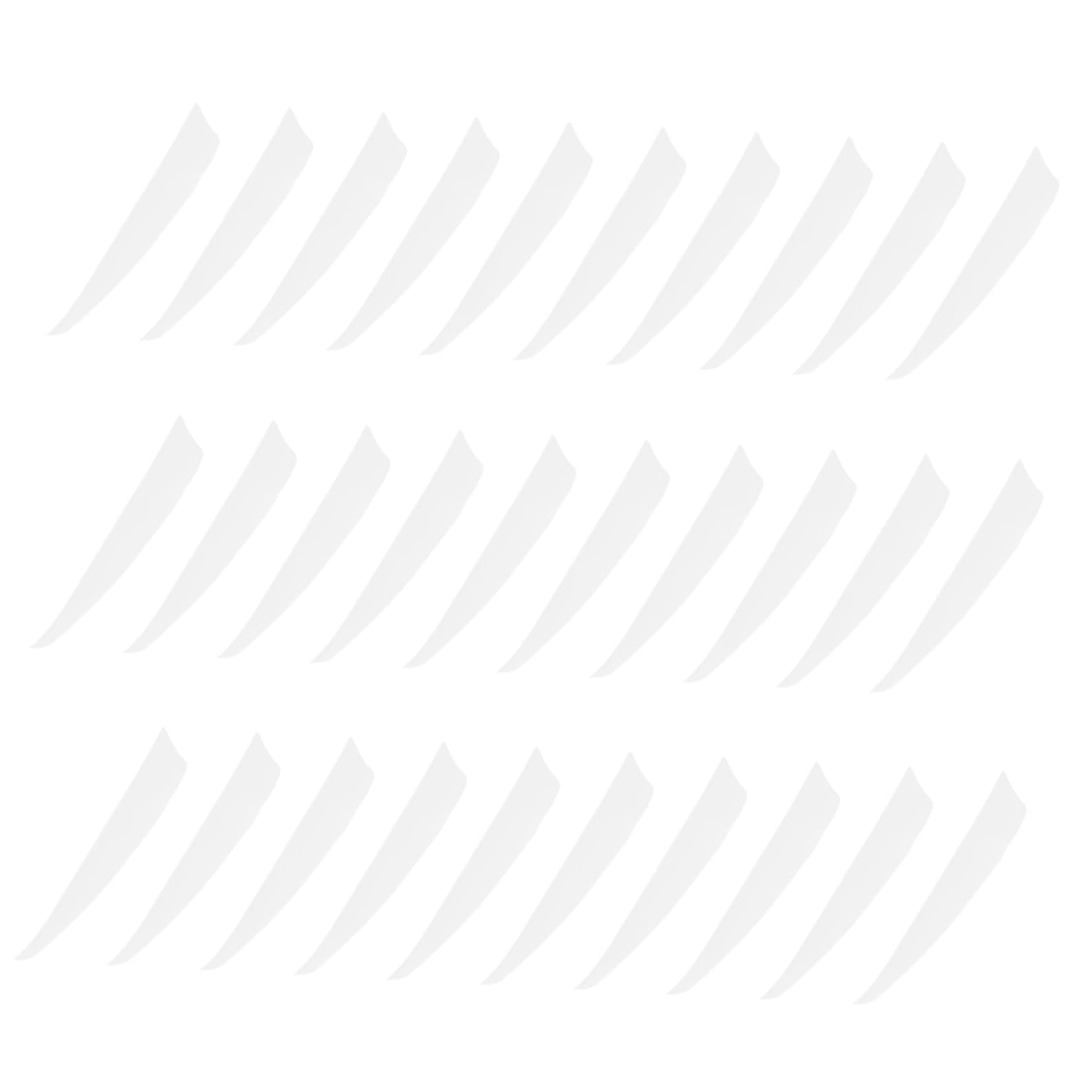 HONMEET Real Turkey Fletching for Archery 30pcs Shield Shape Arrow Fletchings Tail