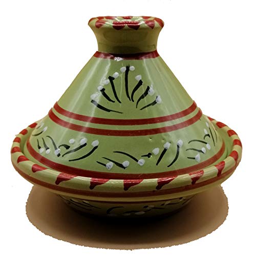 Mini Tajín étnico para especias, salsas, de cerámica marroquí Tunisina 1211201237