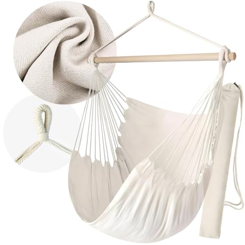 ZOLTA Hängesessel Outdoor, Hängesessel Indoor, Hängesessel ohne Gestell bis 150 kg, Hängestuhl für Erwachsene, Hängesitz für Indoor, Outdoor, Schlafzimmer und Garten