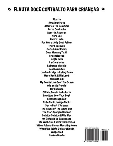 Flauta Doce Contralto Para Crian