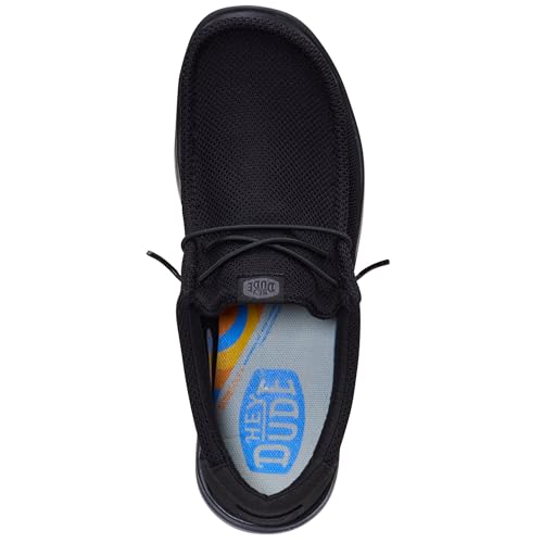 Image of HEYDUDE Men's Wally Work CE Slip-On Loafers | Lightweight CE-Certified Work Shoes | Water-Repellent & Slip-Resistant Outsole