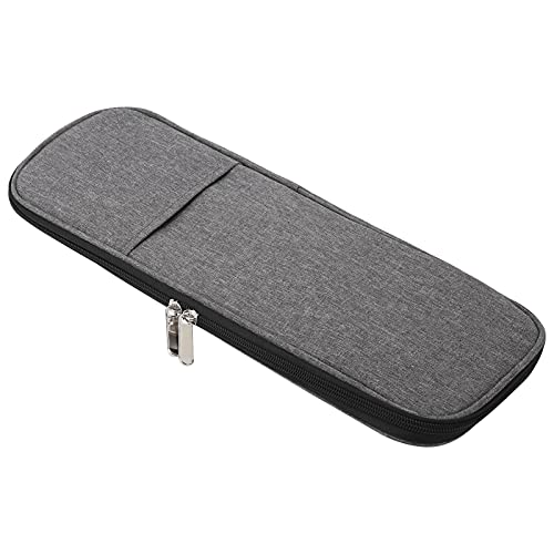 Opiniones de Tela Gris Oxford los mejores 5. 43 Estuche para Agujas de Tejer Estuche Largo para Agujas de Tejer Bolsa de Almacenamiento Tejida 600D Organizador de Ganchillo de Tela Oxford Gris