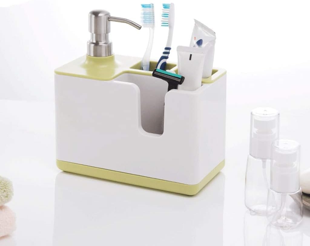 Lotion Dispenser Plastic Bathroom Dispenser Shampoo Shower Gel Lotion Bottle Multi-Functional Soap Dispenser Soap Dispenser(Grey)