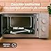 Imagen de Microondas en color acero inoxidable de 20L y 700W y 5-6 niveles de potencia Sin