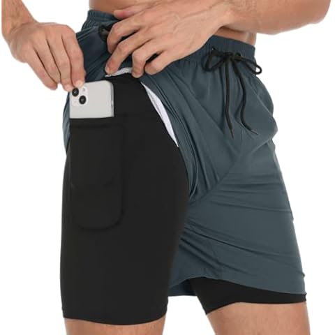 Outfit Spring Bañador Hombre Pantalones Cortos de Natación Secado Rápido con Bolsillos Cover