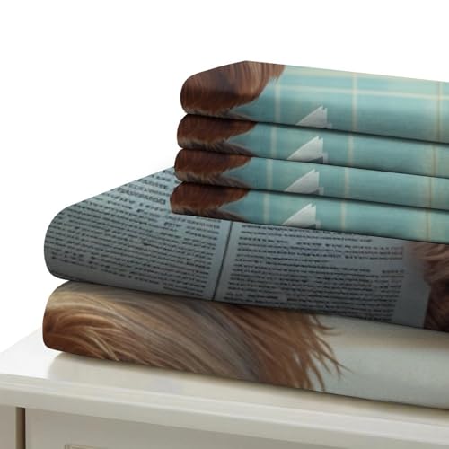 Ensemble de literie Yorkshire 3D microfibre de qualité supérieure - 6