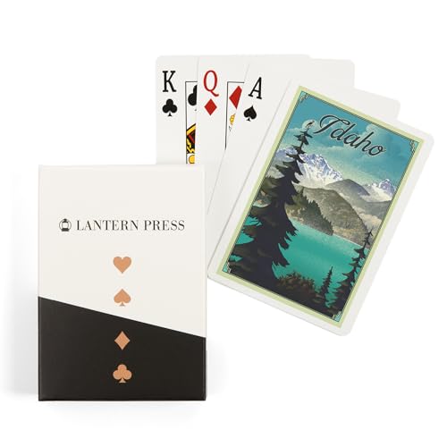 52 Cartas de Póker Escena Lago Idaho