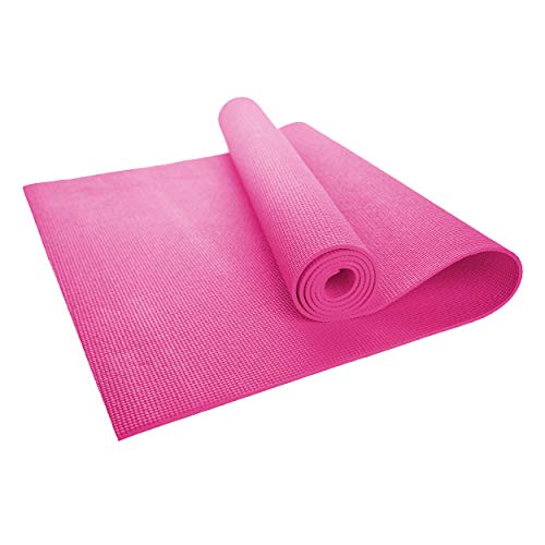 Hello Fit Kids Short Yoga Mat, 60X24X1/8 Inches, Easy To Clean, Non-Slip Exercise Mat, 10 Pack, Pink #TOP1