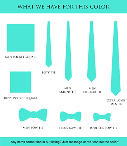 Image of Pre-Tied Adjustable Solid Tuxedo Bow Tie for Boys and Men