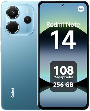 XIAOMI Redmi Note 14 - Smartphone de 8+256GB, Pantalla de 6.67" A...