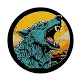 Zoom IMG-2 howling werewolf artistic 80s halloween