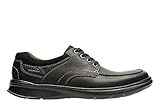 Clarks Men's Cotrell Edge Oxford Flat, Black Oily Lea, 11.5 Wide