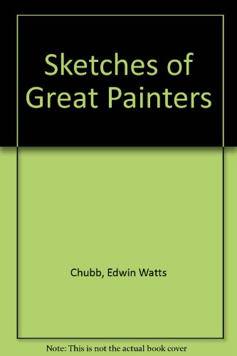 Sketches of Great Painters 0836903048 Book Cover