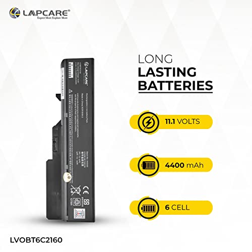 Lapcare Lenovo Ideapad G460 G560 Z560 Compatible Laptop Battery (Black) - Image 3