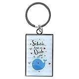 Schlüsselanhänger angebracht an einer dekorativen Header-Karte