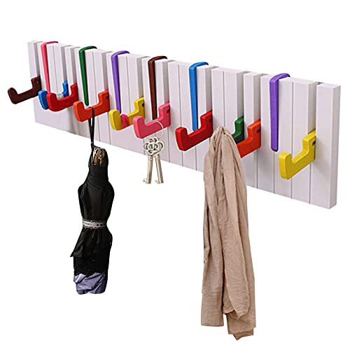 Piano Wooden Coat Racks An der Wand montierter kreativer Klavier...