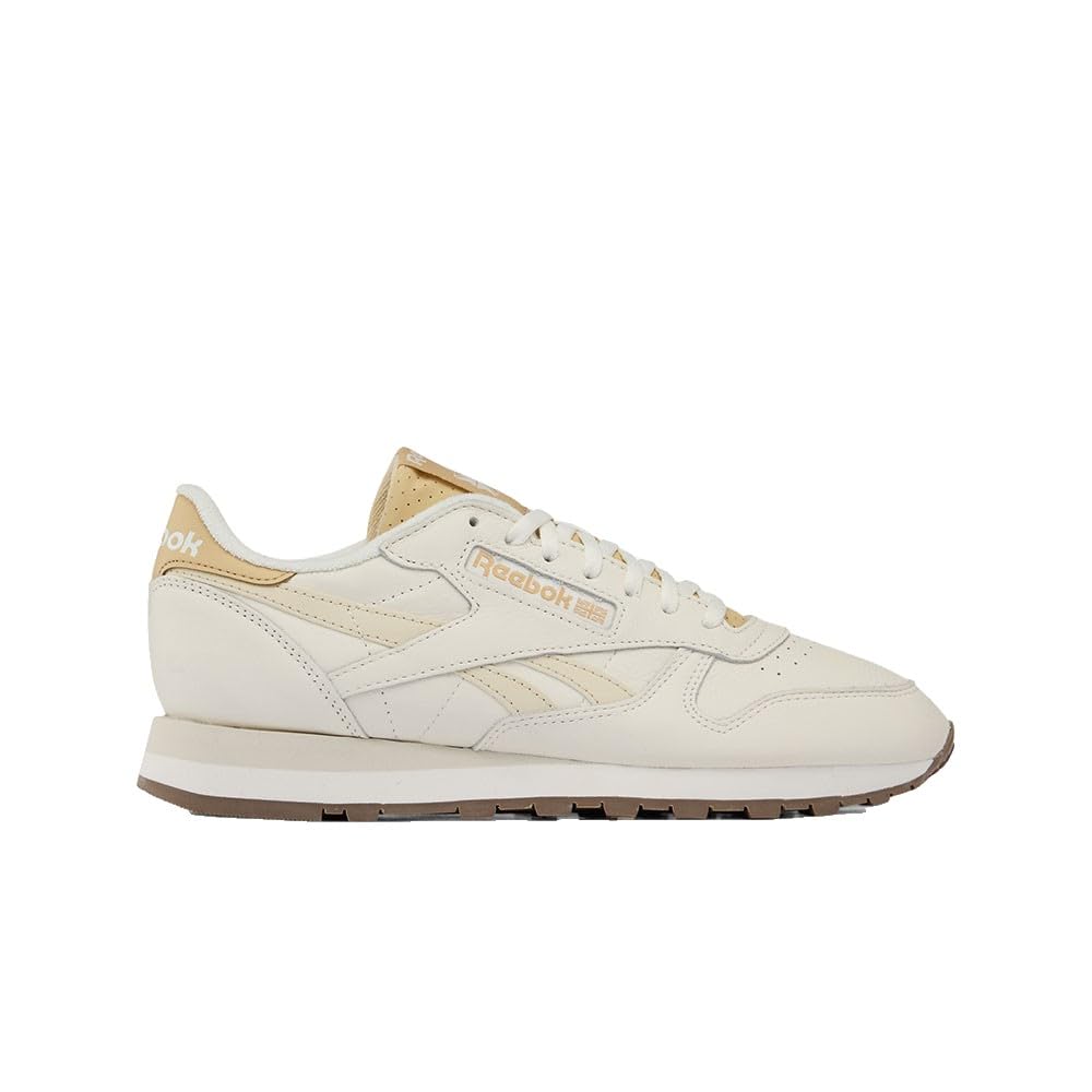 Reebok Baskets Classiques Unisex en Cuir – Craie/albâtre/Beige Simple, Taille 44 EU