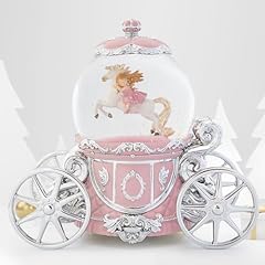 Silver Pink Carriage 7"