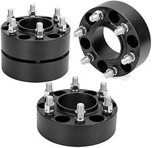 dynofit 6x135 Wheel Spacers for 2015-2022 F-150 Expedition Lobo 4WD, 4pcs 2''(50mm) Hubcentric Spacer 14x1.5 87.1mm Center Bore for 2015/16/17/18/19/20/21/22 Lincoln Navigator 6Lug Wheels/Rim