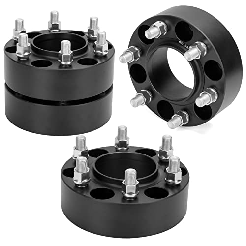 dynofit 6x135 Wheel Spacers for 2015-2022 F-150 Expedition Lobo 4WD, 4pcs 2''(50mm) Hubcentric Spacer 14x1.5 87.1mm Center Bore for 2015/16/17/18/19/20/21/22 Lincoln Navigator 6Lug Wheels/Rim