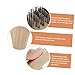 Veemoon 5-Piece Steel Wire Brush Set for Rust Removal Wooden Handle Wire Cleaning Tools for Industrial Use