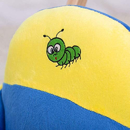 FUJGYLGL Bunte Insekten Plüsch Stofftier Rocker Multifunktions-2 in 1 Holzkleinkind Baby-Schaukelpferd Indoor Outdoor… – Bild 7