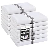 Moosfor Premium Geschirrtücher 100% Baumwolle, 12er Set 38 x 64 cm, Saugstarke&Langlebige...