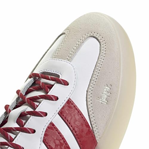 Image of adidas Men's NCAA Team Barreda Decode, White /Team Power Red /Black /University of Nebraska, 9.5