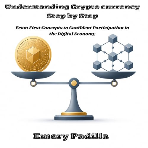 Diseño de la portada del título Understanding Crypto Currency Step by Step