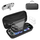 3 in 1 Protector Set for ANBERNIC RG VITA PRO Handheld Game Console, Included Carrying Case, TPU Protective Cover and 2 Pack Soft Screen Protector, Anti-Scratch,Shockproof,White