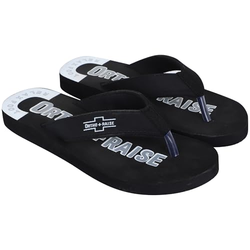 Image of Extra Soft Orthopaedic Comfort Slippers for Men | Anti-Skid, Arch Support, Doctor Recommended Flip Flops | Relax Footwear for Heel & Ankle Pain Relief