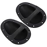 Accessoires pour enceintes acoustiques : la couleur noire est résistante aux taches, le revêtement de la rend plus résistante à l’usure, poignées encastrées pour enceintes