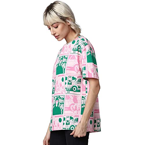 Image of ONLY Women Printed Cotton T-Shirt