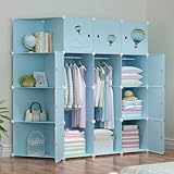 dormitorios infantiles baratos en malaga 【ORGANIZADO Y ACCESIBLE】El armario infantil con puertas consta de secciones para colgar y área de almacenamiento, que satisfacen perfectamente diferentes necesidades de almacenamiento. El armario ofrecen un amplio espacio para ropa, mantas, stoys, libros, azadas, cajas, etc.