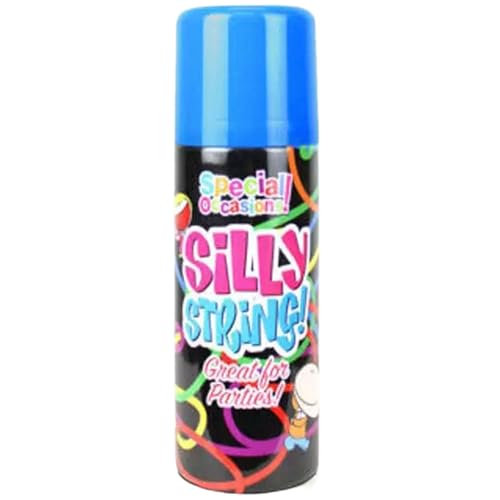 Special Occasions Silly String Party Spray Cans Multi-Color Entertainment Streamer (Blue)