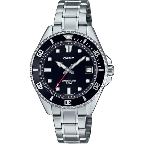 Casio Men's Dive Watch - MDV-10-1A2VDF Black Dial