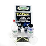 Plastex Plastic Repair Kits - Easily Glue, Repair or Remake Broken Plastic, Fiberglass, Wood & More! (Standard Clear Kit)
