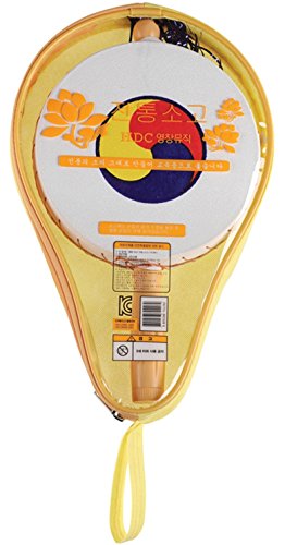 YOUNGCHANG Korean Traditional Hand Drum SOGO YS-BG in Special Bag Case for Student Taegeuk Pattern Cowhide Drumstick Inside Clean Sound