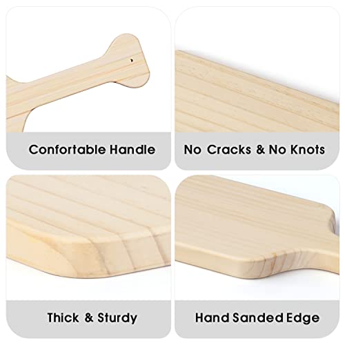 15" Inch Greek Fraternity Paddle, Solid Sorority Wood Paddle, Unfinished Pine Wooden Paddle, 1Pack #TOP1