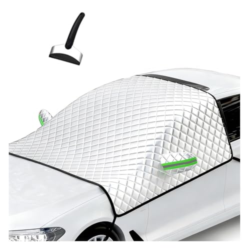 Ufgwhirl Protector Parabrisas Hielo para MG MG MG4, Protector Luna Coche Hielo con Orejeras Reflectantes, Protege de Hielo,Nieve